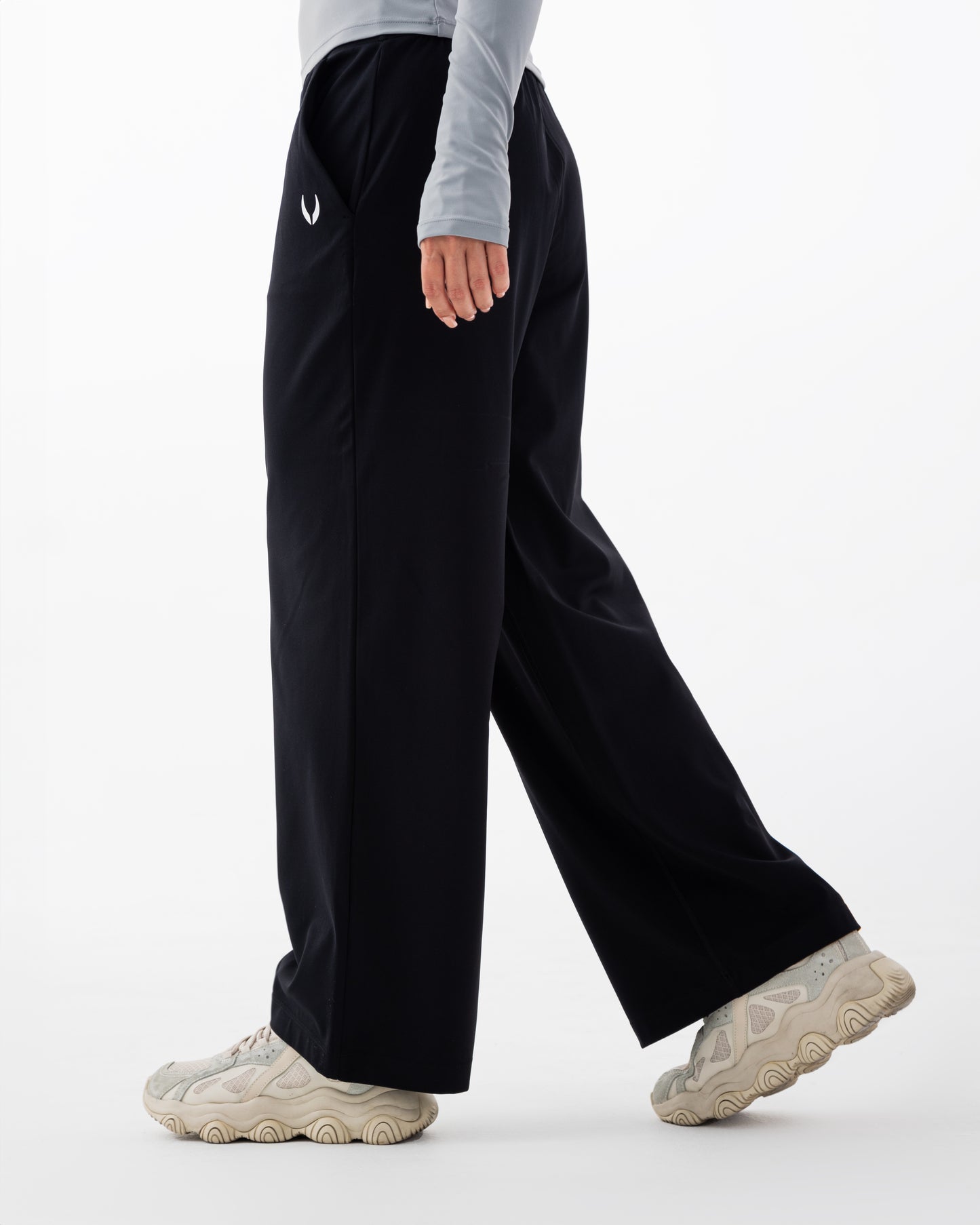 High wast wide leg pants